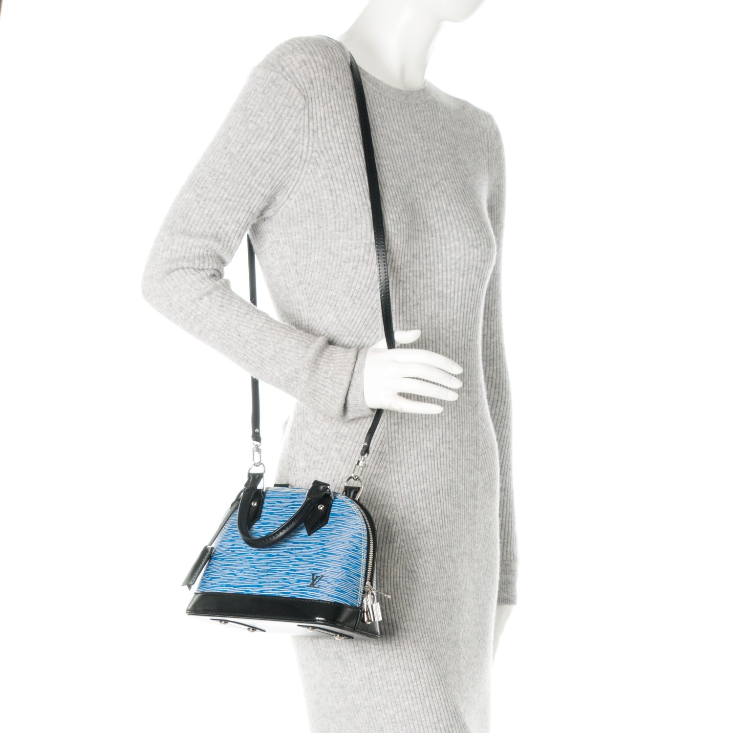Louis Vuitton Epi Alma BB Denim Light 2 of 9