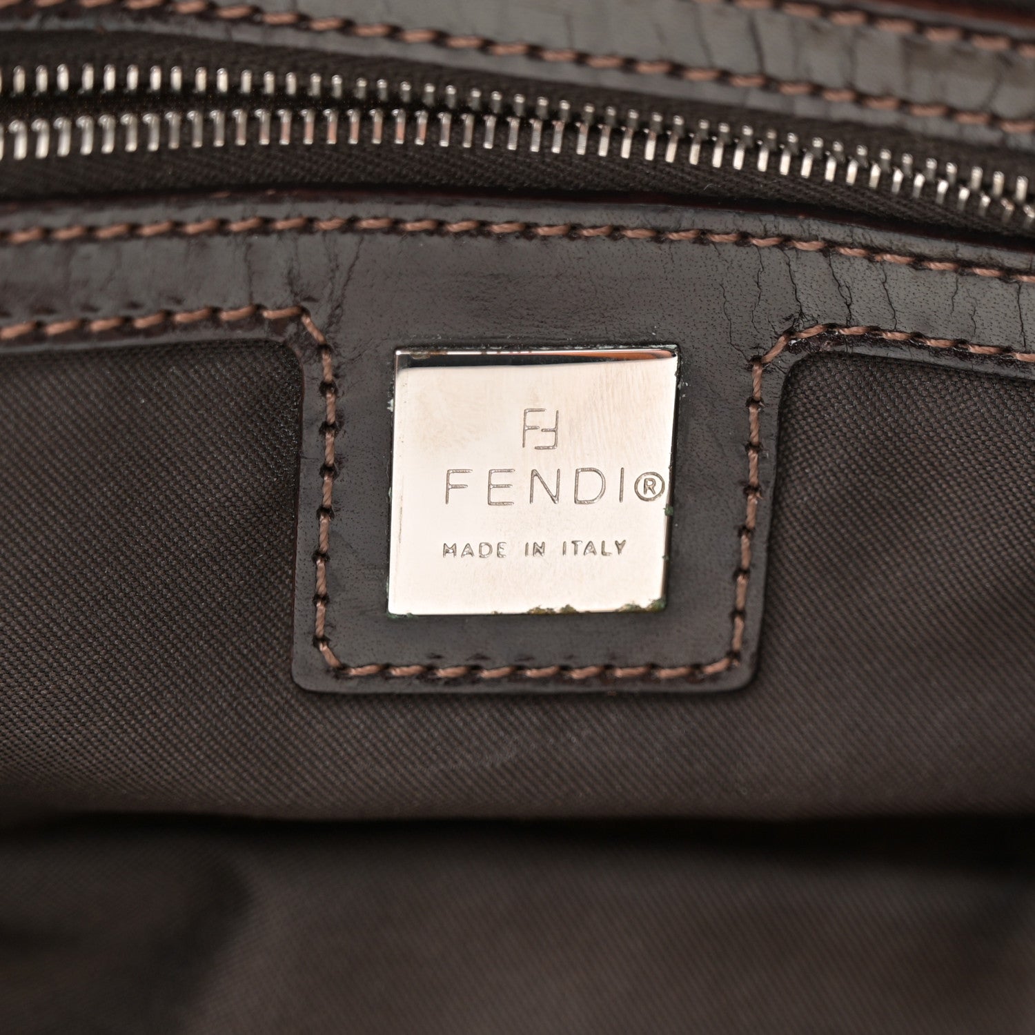Fendi Zucca Pochette Beige 6 of 11
