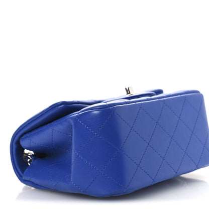 Chanel Lambskin Quilted Mini Square Flap Blue 9 of 12