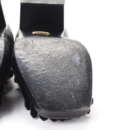 Gucci Malaga Kid GG Marmont Fringe Loafer Pumps Size 39 Black 17 of 19