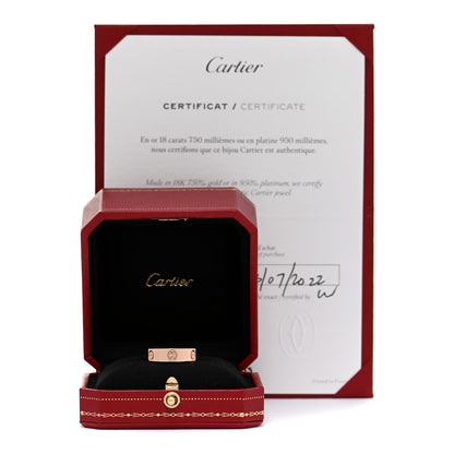 Cartier 18K Pink Gold 5.5mm LOVE Ring 55 7.25 5 of 5