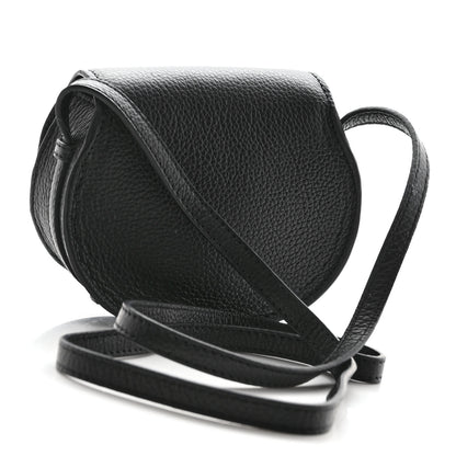 Chloe Calfskin Nano Marcie Saddle Bag Black 3 of 10