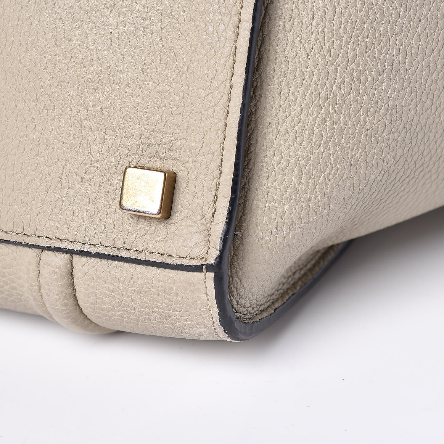 Celine Baby Grained Calfskin Medium Phantom Luggage Quartz 16 of 25