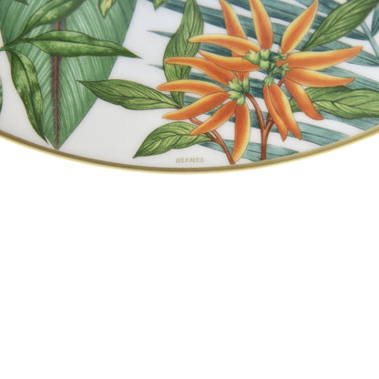 Hermes Porcelain Passifolia Dessert Plate N°1 Set of 2 5 of 6