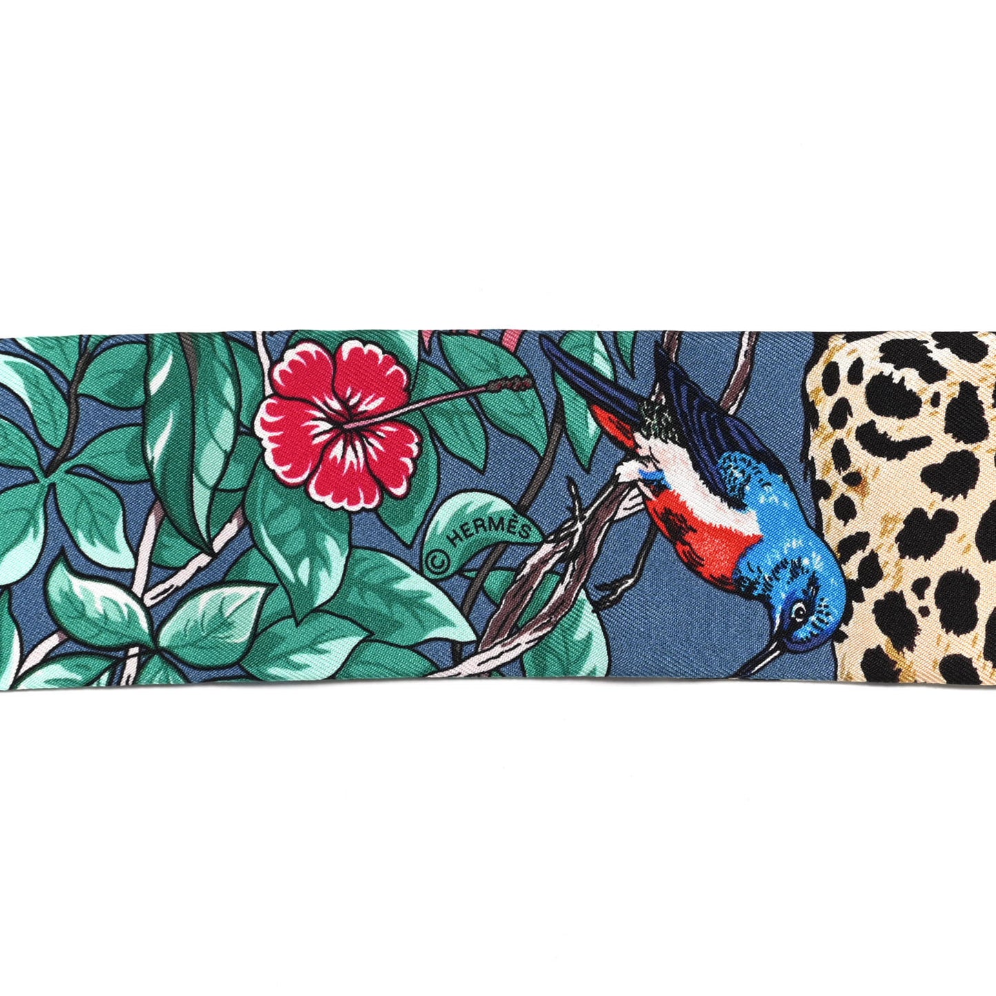 Silk Jungle Love Twilly Gris Bleuete Vert