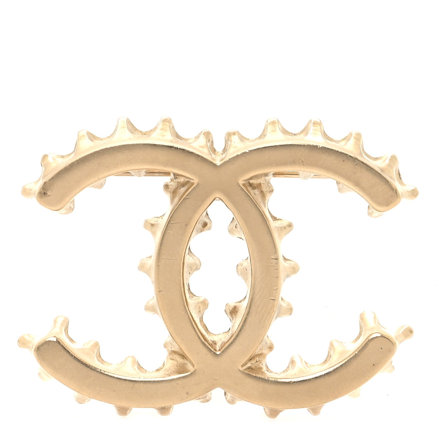 Chanel Soda Cap CC Brooch Gold 1 of 4