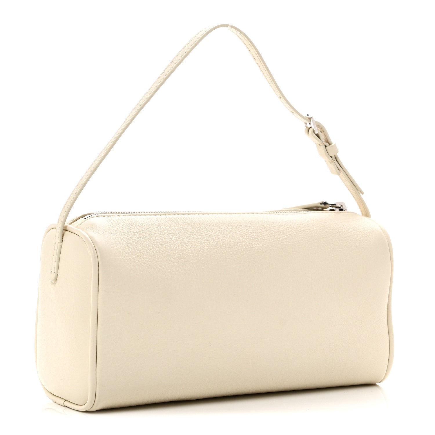 The Row Grained Calfskin 90's Bag Ivory 1867557 – FASHIONPHILE