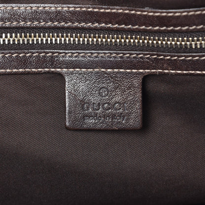 Gucci Monogram Medium Pelham Braided Tote Bag Dark Brown 6 of 13