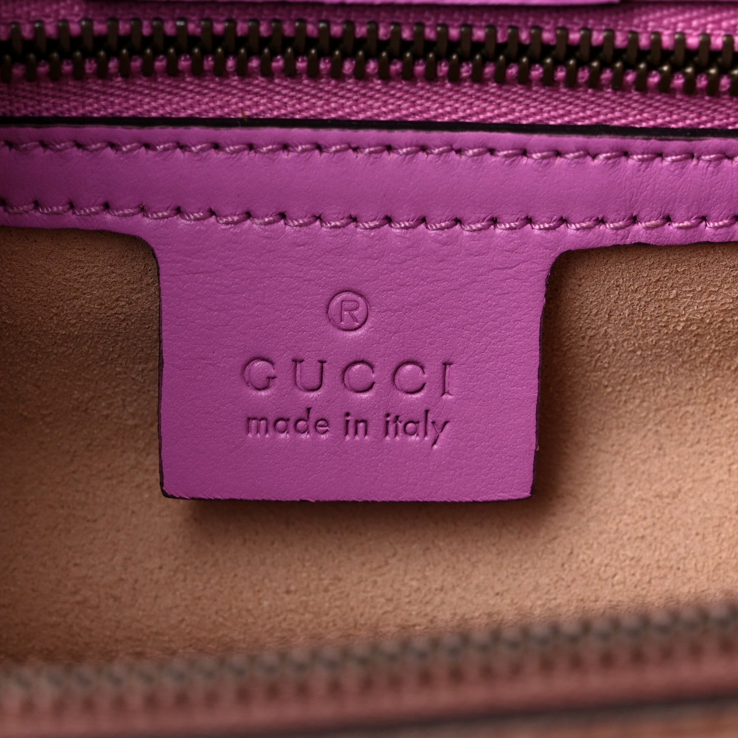 Gucci Calfskin Matelasse Small GG Marmont Tote Candy Mousse 6 of 11