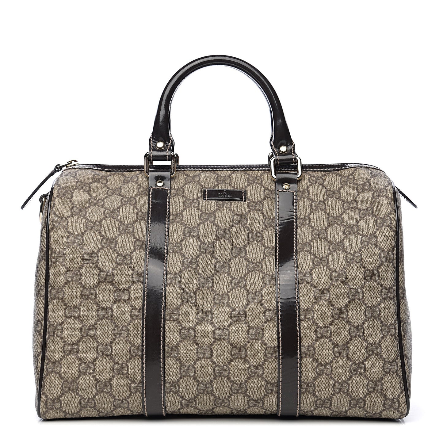 GG Plus Monogram Medium Joy Boston Dark Brown
