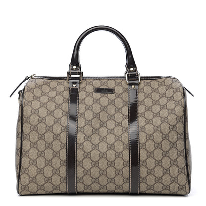 Gucci GG Plus Monogram Medium Joy Boston Dark Brown 1 of 9