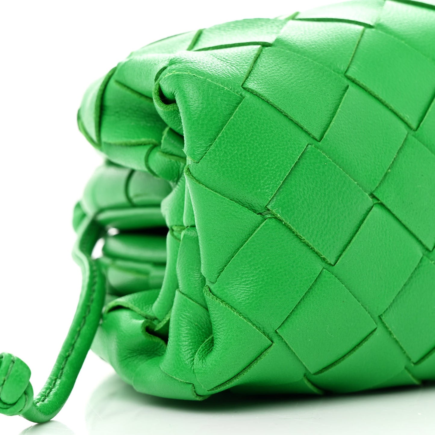 Nappa Intrecciato The Mini Pouch Clutch Parakeet