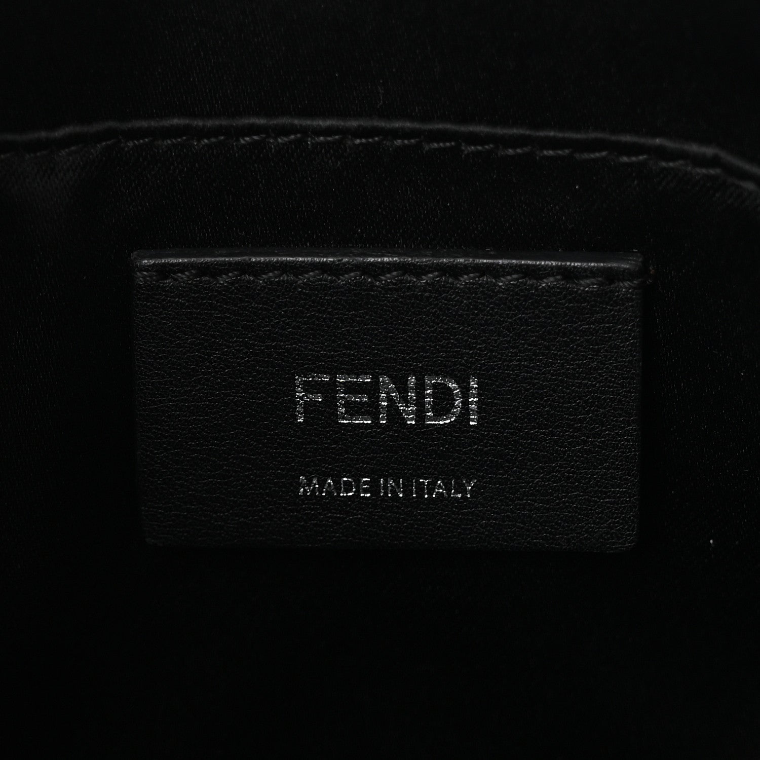 Fendi Shiny Nappa Crystal Croc Tail Mini By The Way Boston Bag Black Smoky Quartz 6 of 10