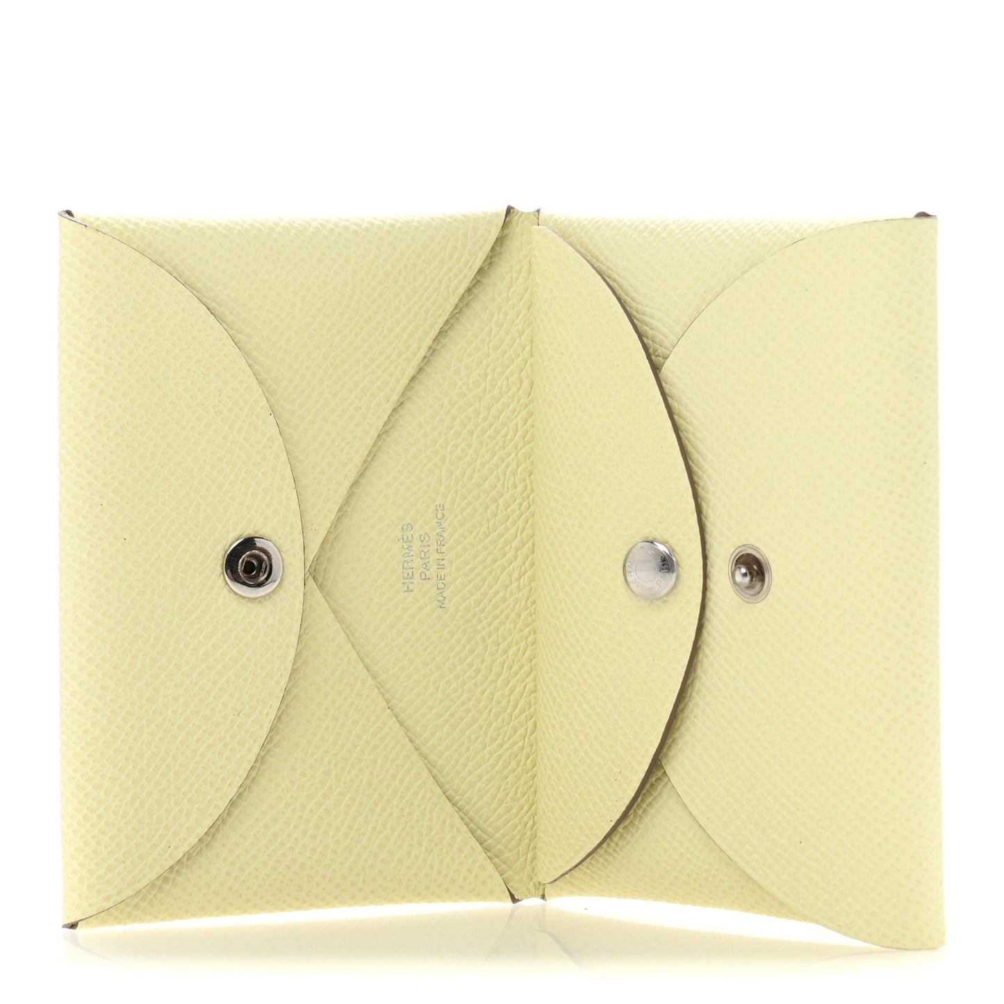 Epsom Calvi Duo Card Case Jaune Milton