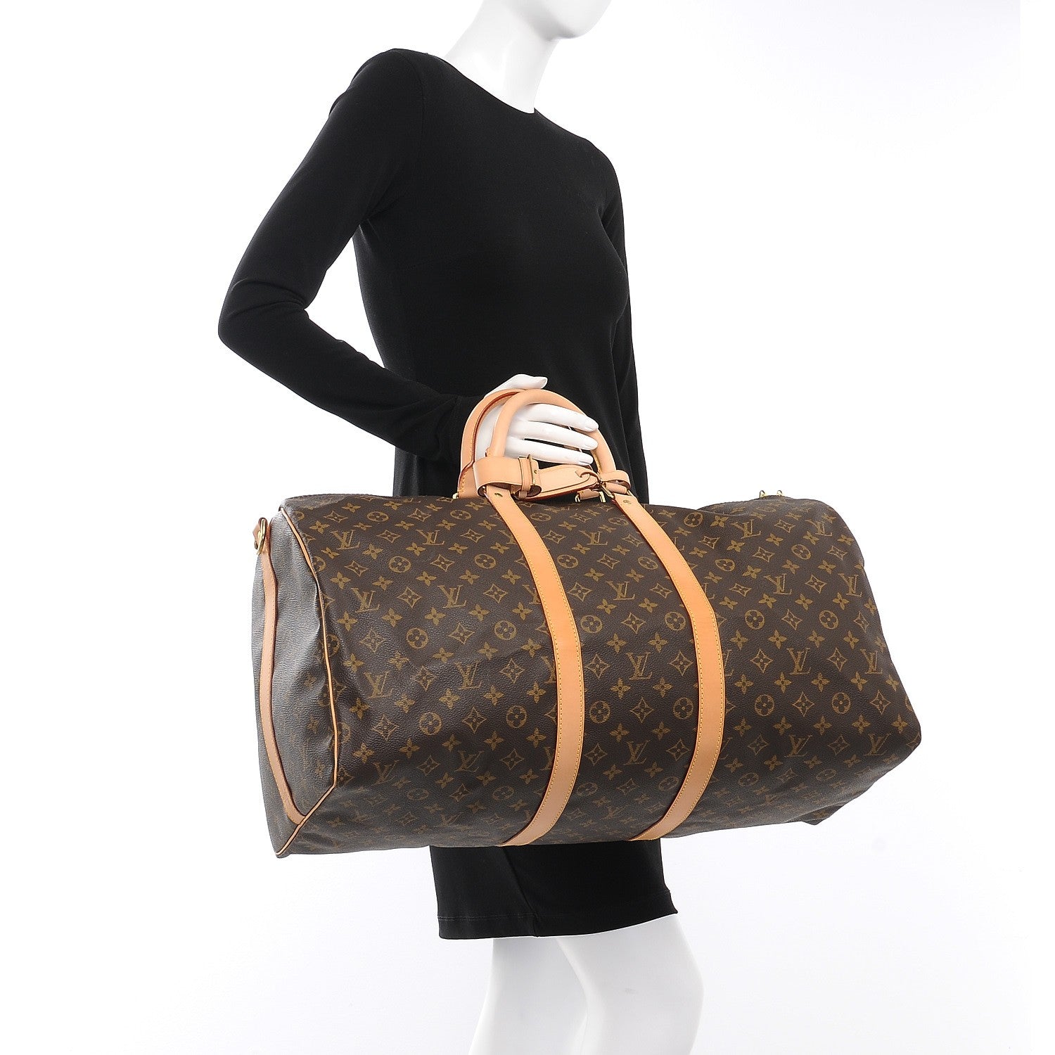 Louis Vuitton Monogram Keepall Bandouliere 55 2 of 11