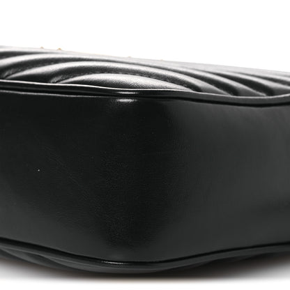 Saint Laurent Calfskin Matelasse Monogram Lou Camera Bag Black 10 of 11