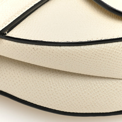 Christian Dior Grained Calfskin Mini Saddle Bag White 11 of 12