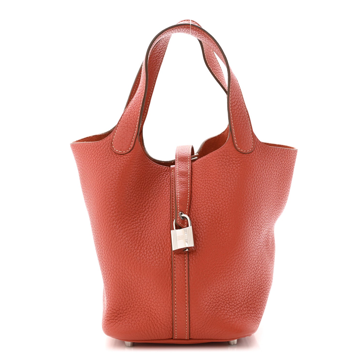 Hermes Taurillon Clemence Picotin Lock 18 PM Sanguine 1 of 11