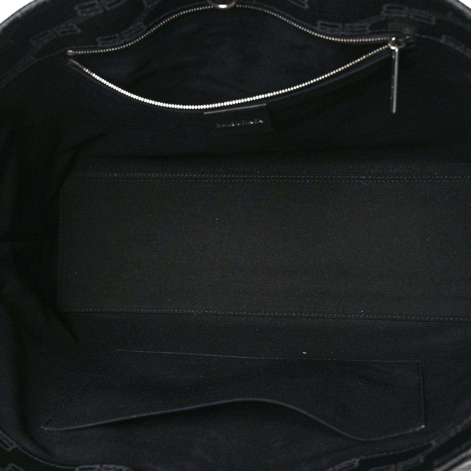 Balenciaga Coated Canvas BB Monogram Medium Signature East West Shopper Bag Black Grey 5 of 9