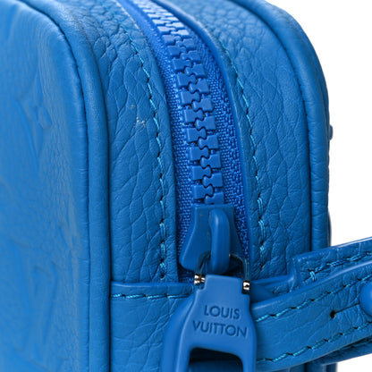Louis Vuitton Taurillon Monogram Pochette Volga Blue 11 of 11