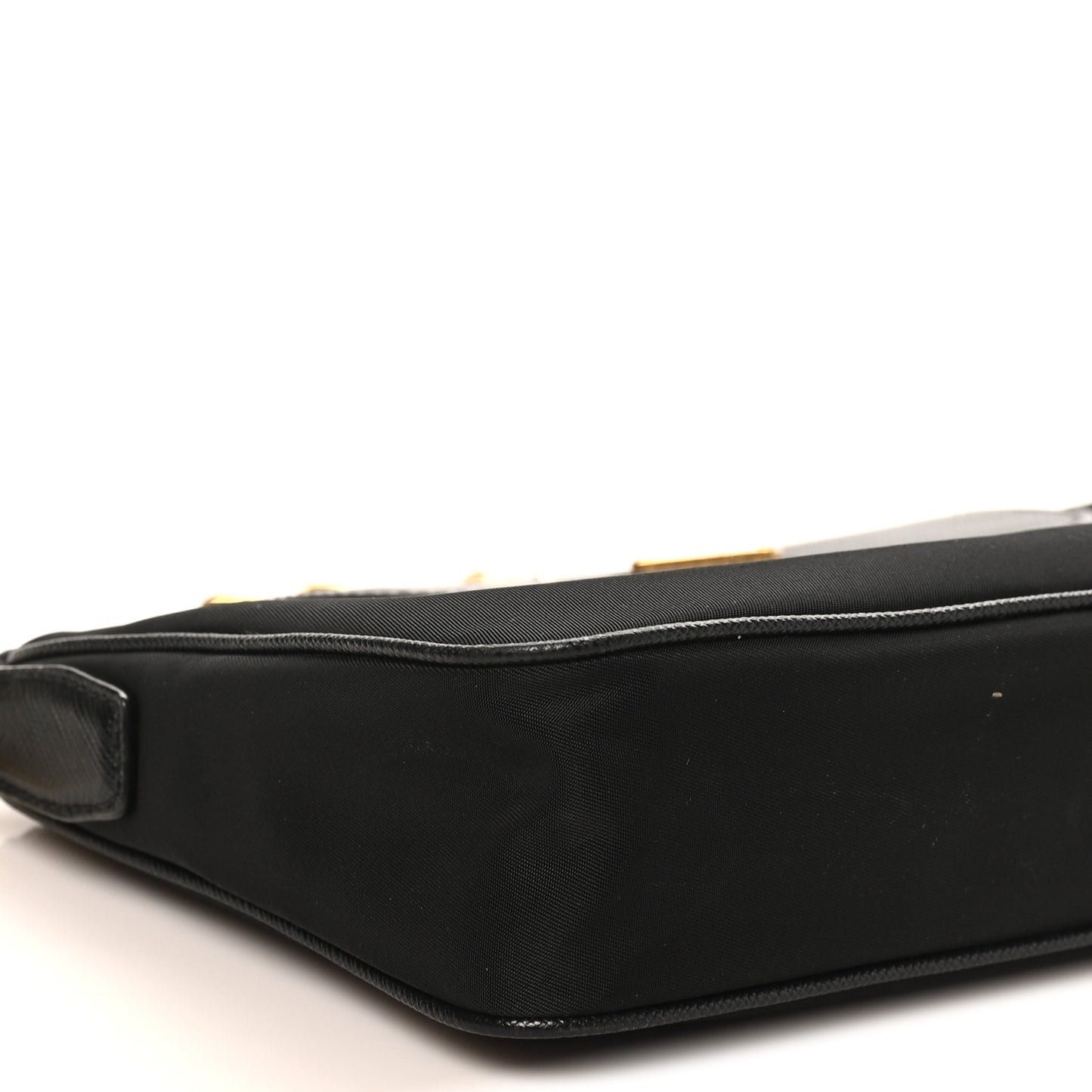 Tessuto Nylon Saffiano Crossbody Bag Black