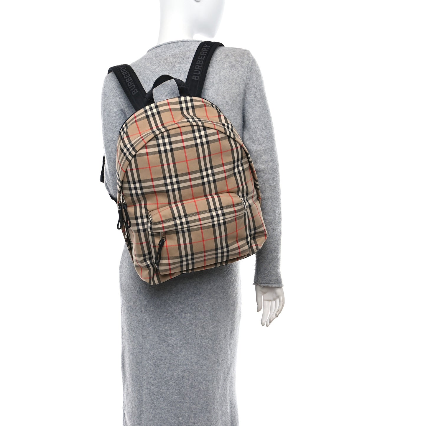 Vintage Check Jett Backpack Archive Beige