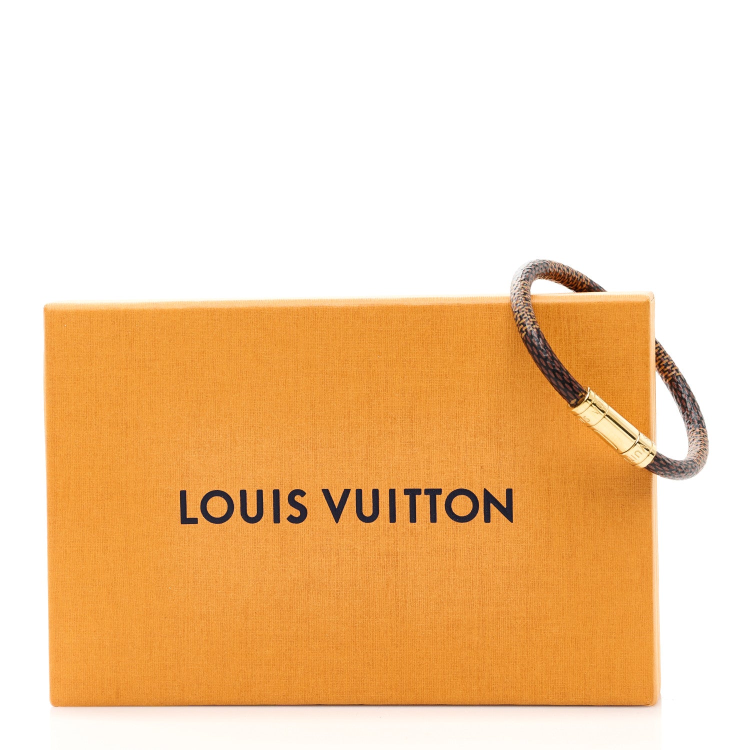 Louis Vuitton Damier Ebene Keep It Bracelet 17 6 of 6