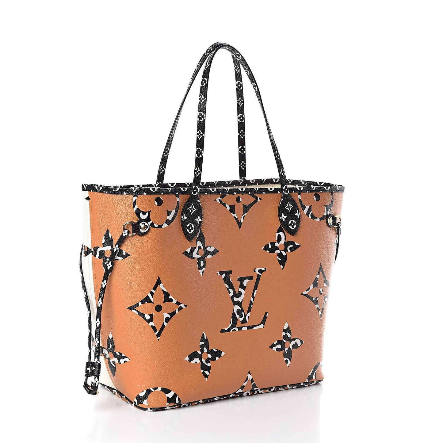 Monogram Giant Jungle Neverfull MM Ivory
