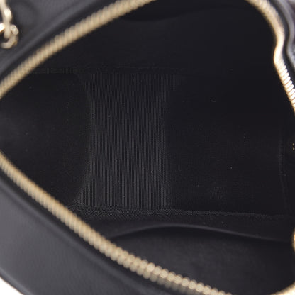 Chanel Caviar Quilted French New Wave Round Clutch With Chain Black 5 of 11