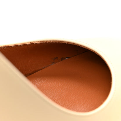 Saint Laurent Calfskin Opyum 110 Slingback Pumps 36.5 Real Beige 9 of 12