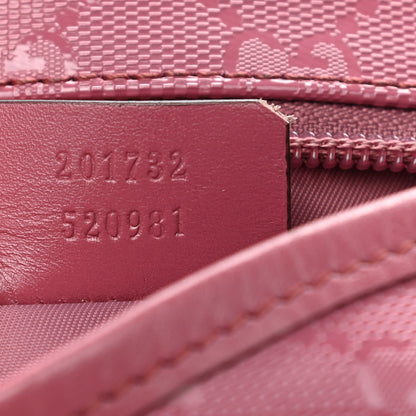 Gucci Imprime Monogram Medium Double Buckle Flap Messenger Bag Vintage Rose 7 of 11