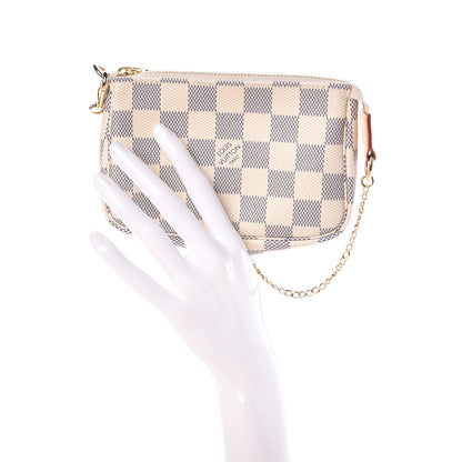 Louis Vuitton Damier Azur Mini Pochette Accessories 2 of 5