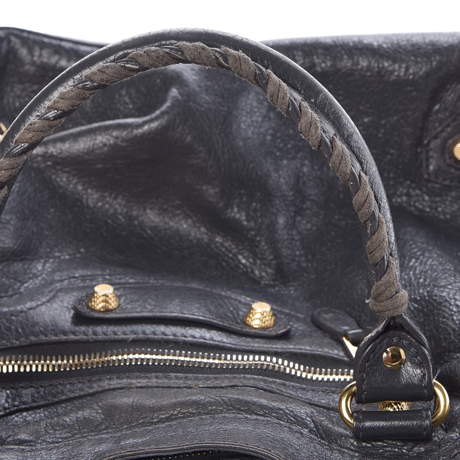 Balenciaga Agneau Giant 12 Gold Hardware Velo Gris Fossile Anthracite 8 of 19