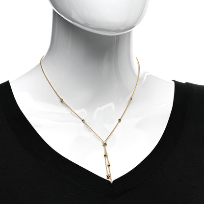 David Yurman 18K Yellow Gold Diamond Petite Helena Y Necklace 2 of 4