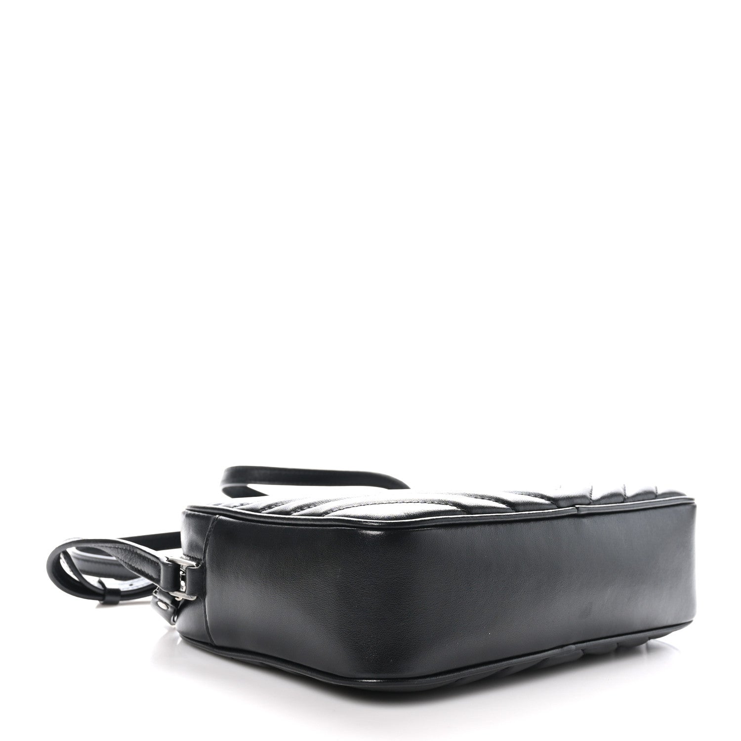 Saint Laurent Calfskin Matelasse Monogram Lou Camera Bag Black 4 of 11