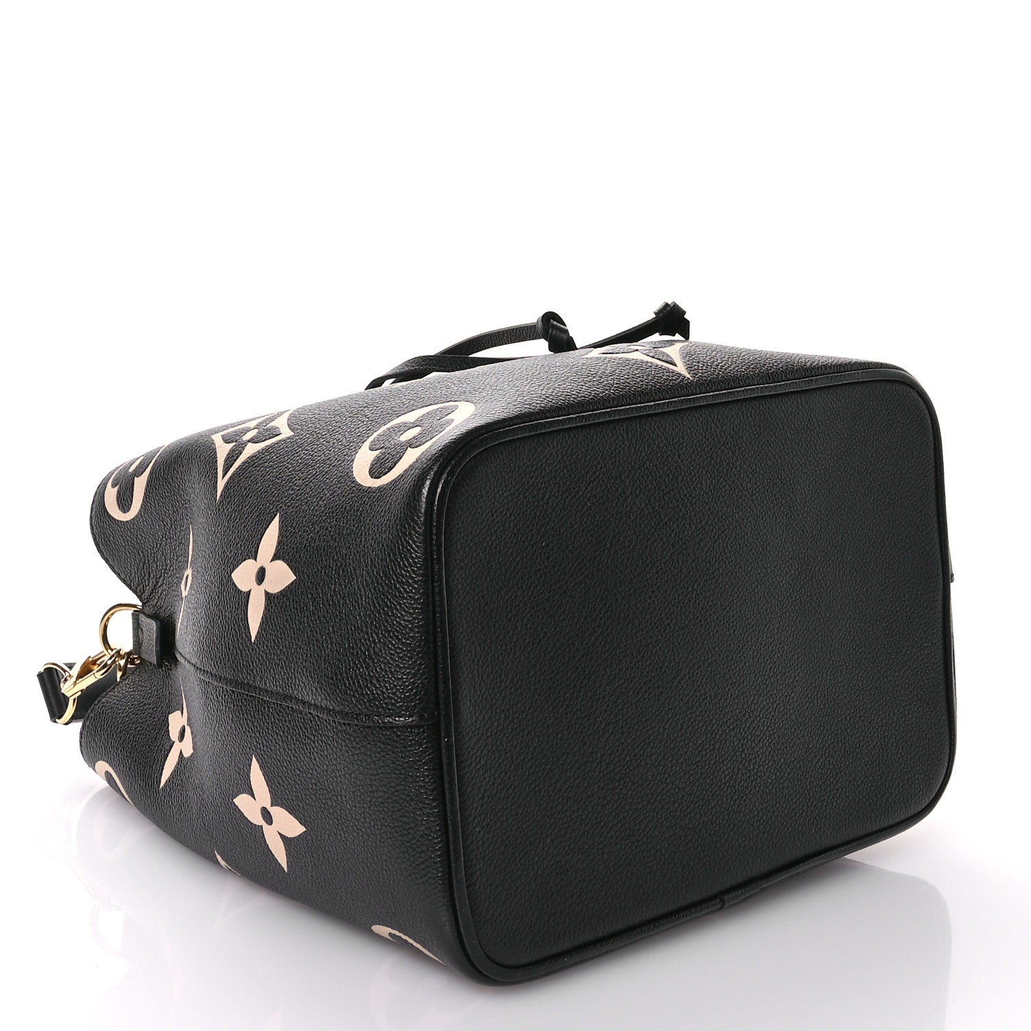 Louis Vuitton Empreinte Monogram Giant Neonoe MM Black Beige 5 of 10