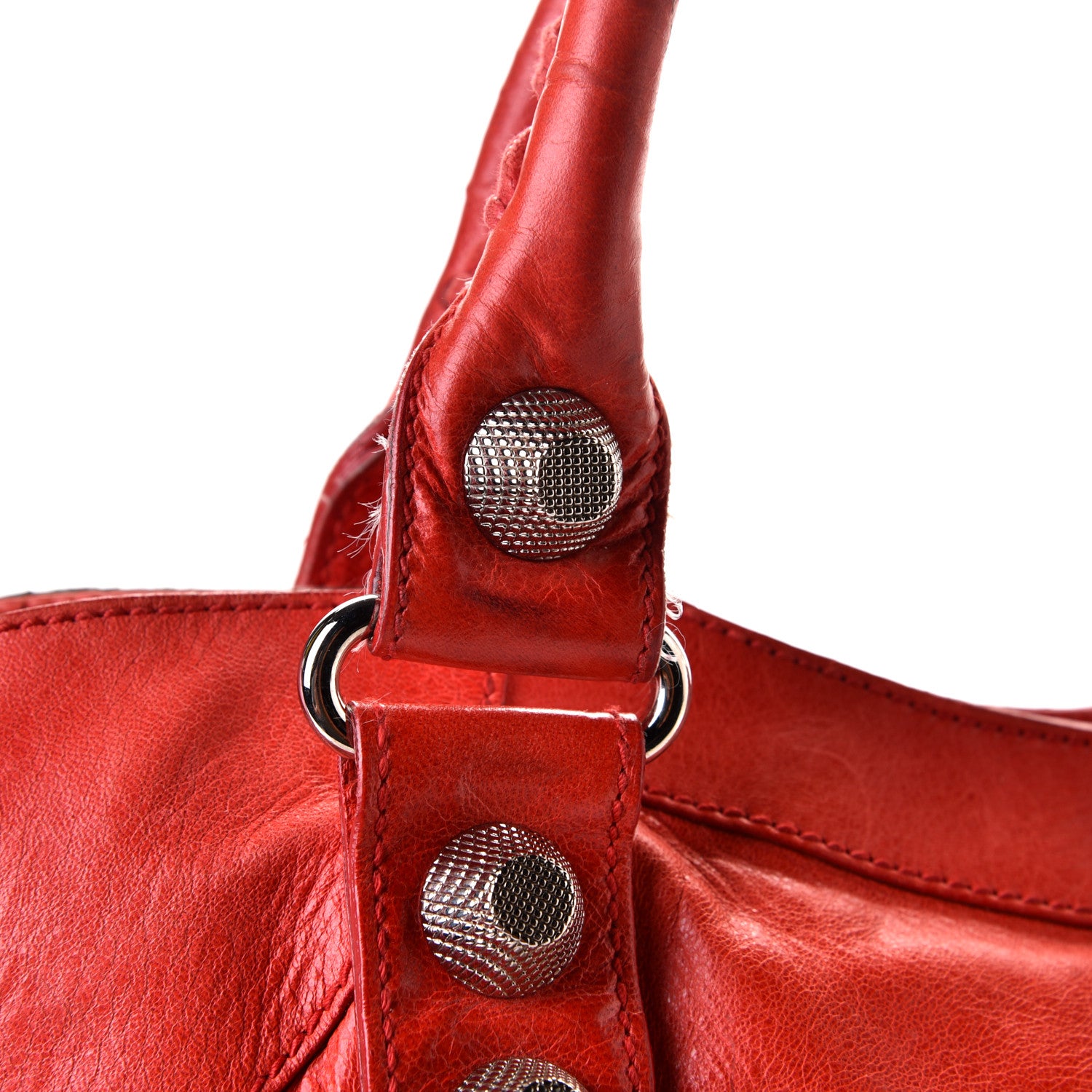 Balenciaga Agneau Giant 21 Silver Hardware City Vermillion 14 of 18
