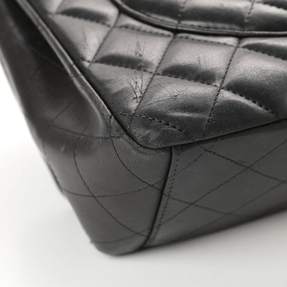 Chanel Lambskin Quilted Maxi Double Flap Black 12 of 25