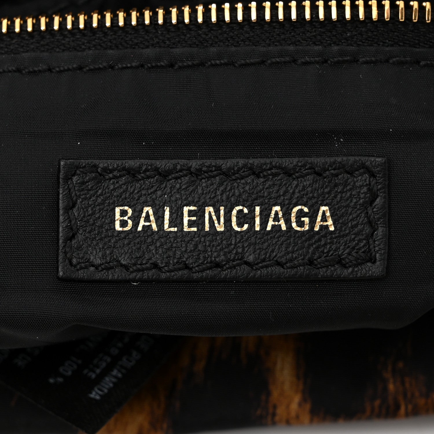 Balenciaga Nylon Monaco Mini Leopard Shoulder Bag Brown 6 of 10