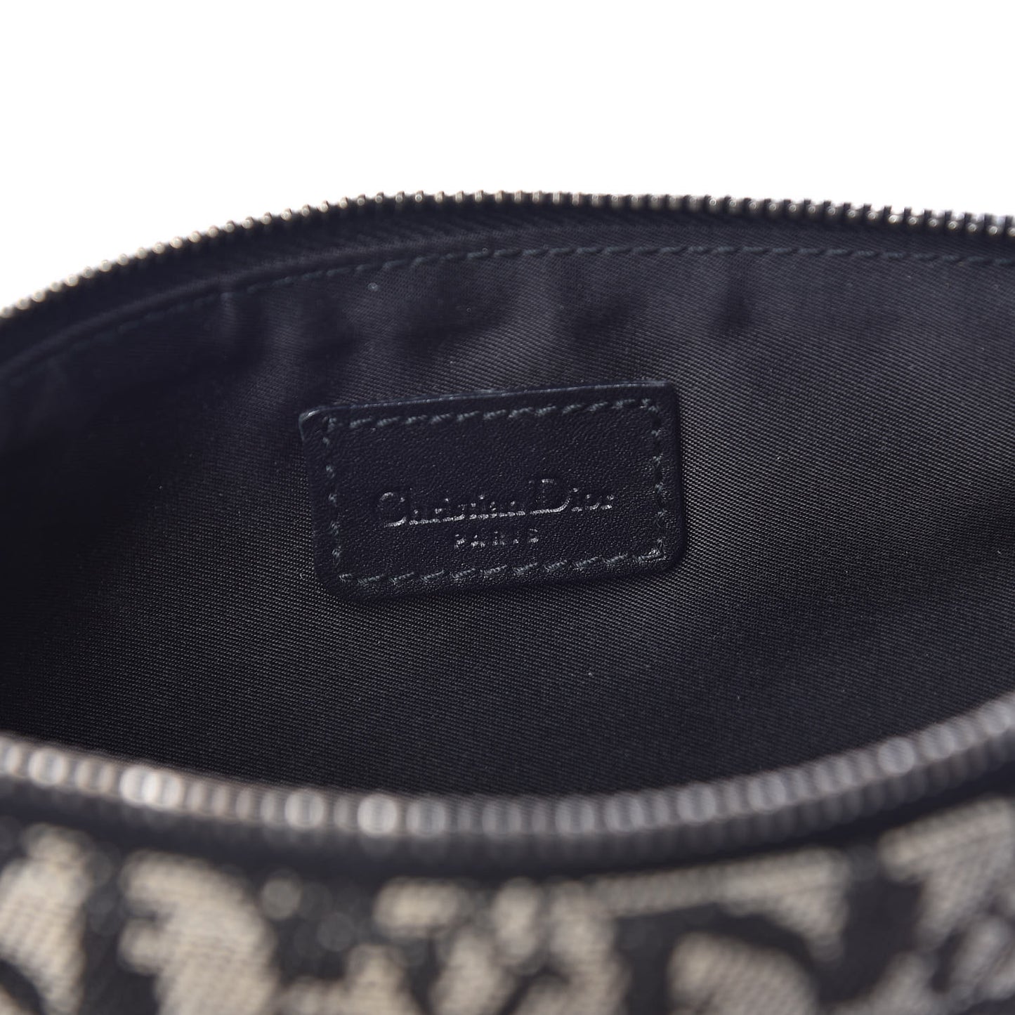 Monogram Mini Saddle Pochette Black
