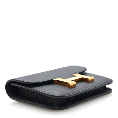 Hermes Epsom Constance Slim Wallet Black 5 of 8