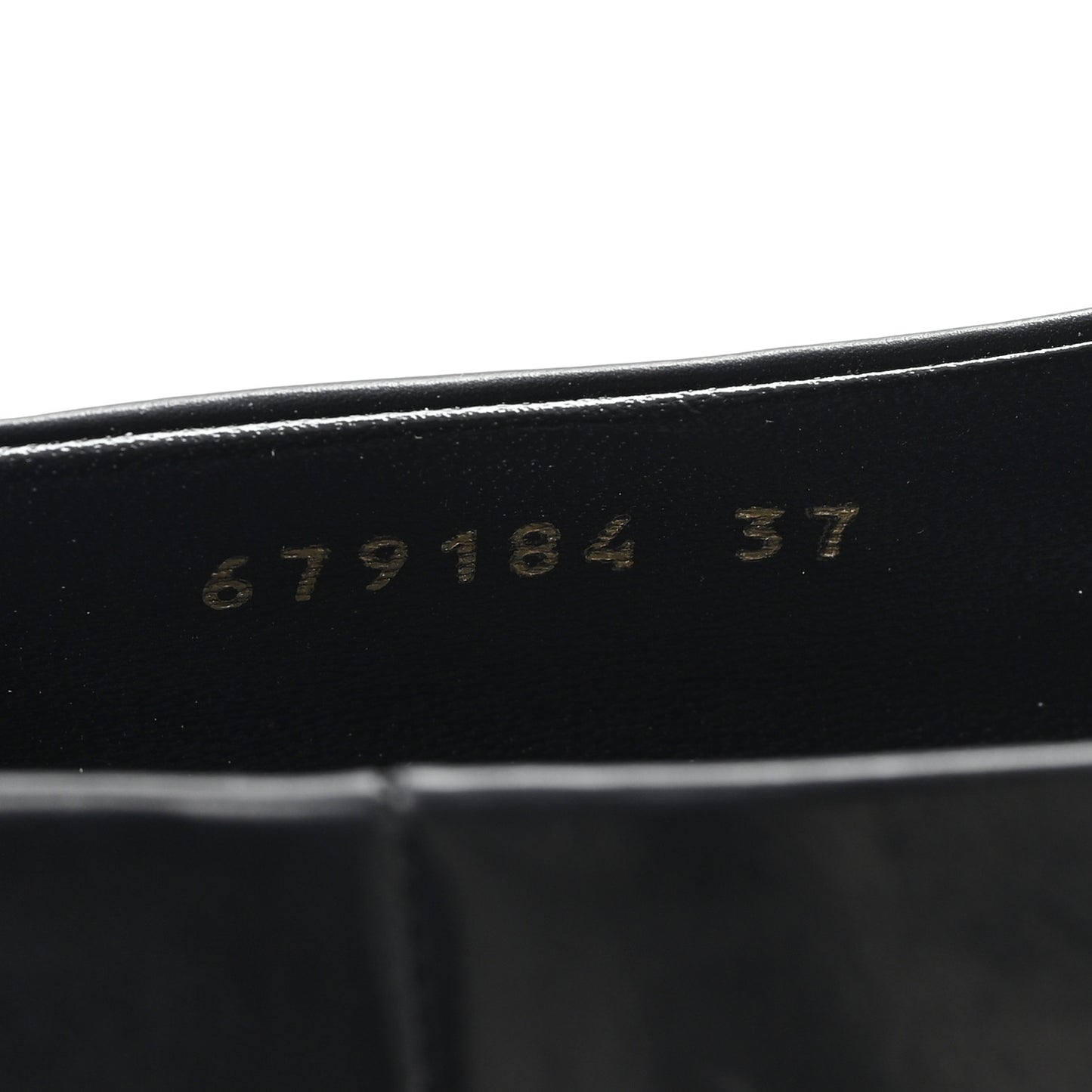 Calfskin Blade Knife Pumps 37 Black
