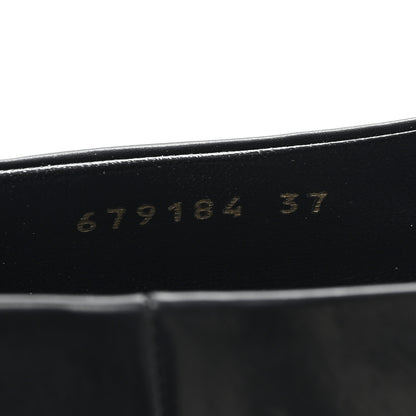 Balenciaga Calfskin Blade Knife Pumps 37 Black 9 of 10