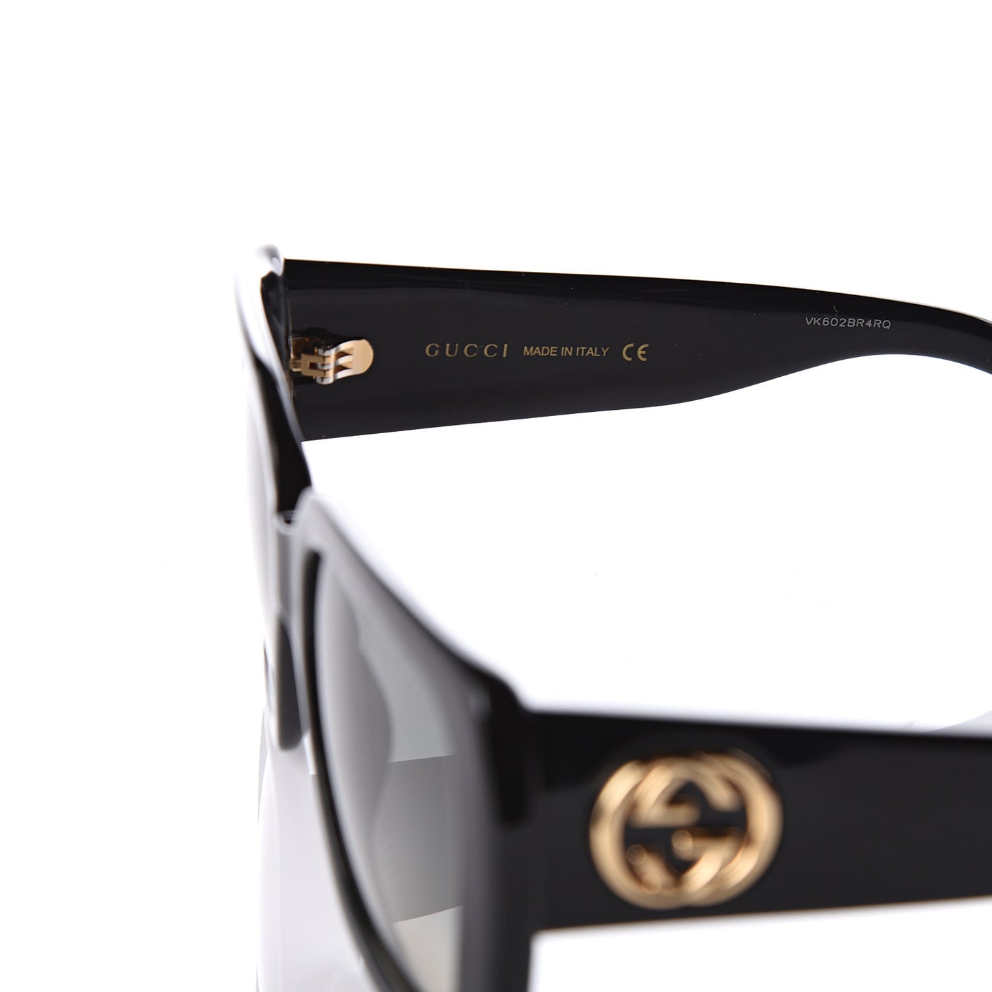 Acetate Square Frame Sunglasses GG0141S Black