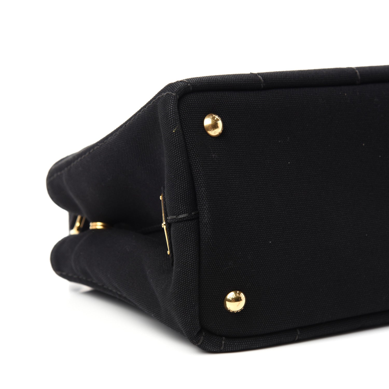 Prada Canapa Small Logo Tote Black 8 of 11
