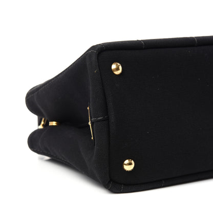 Prada Canapa Small Logo Tote Black 8 of 11