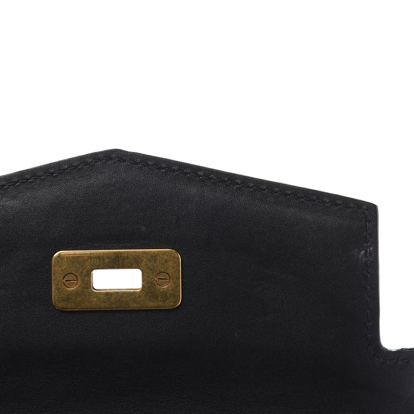 Calfskin Small Icon Handbag Black