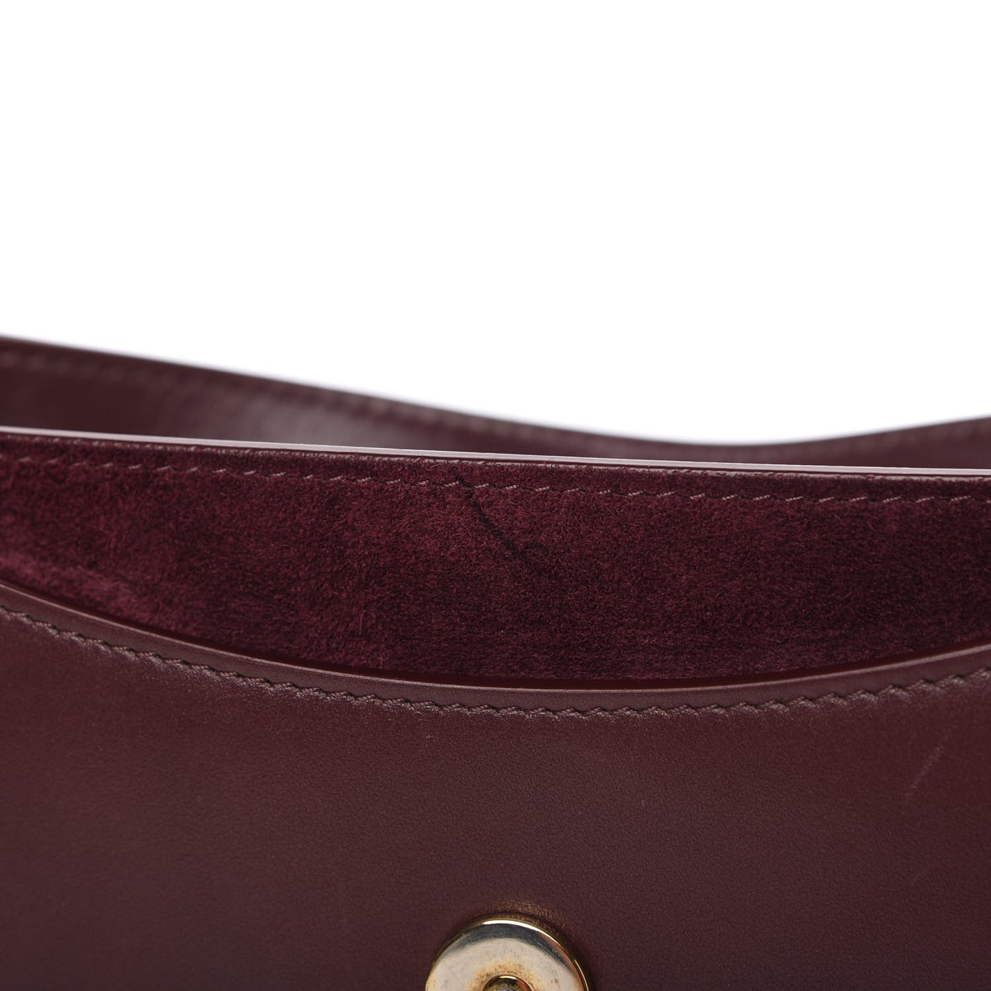Calfskin Large Tess Bag Burnt Brown