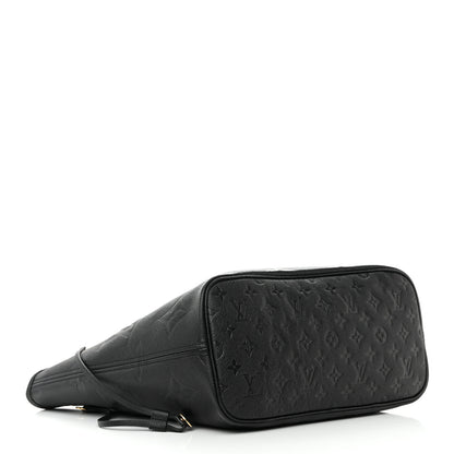 Louis Vuitton Empreinte Monogram Giant Neverfull MM Black 5 of 13