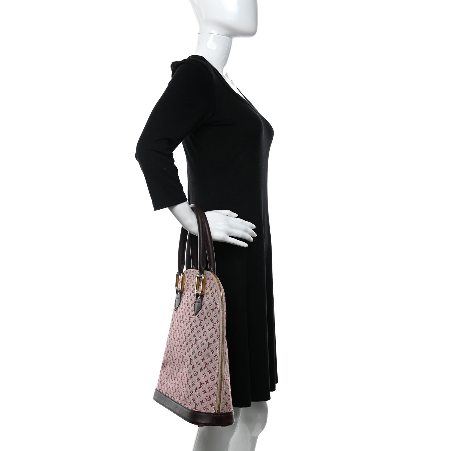 Louis Vuitton Mini Monogram Alma Haut Cherry 2 of 18